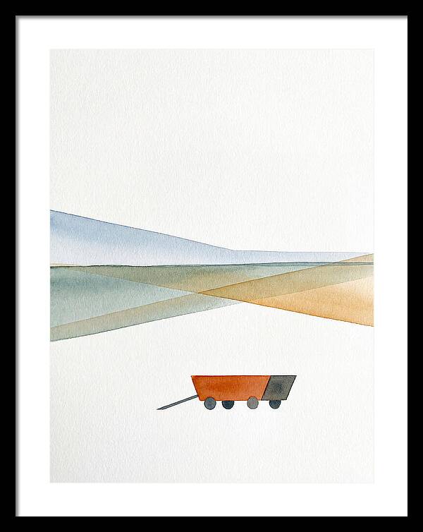 Wagon In Tranquil Landscape