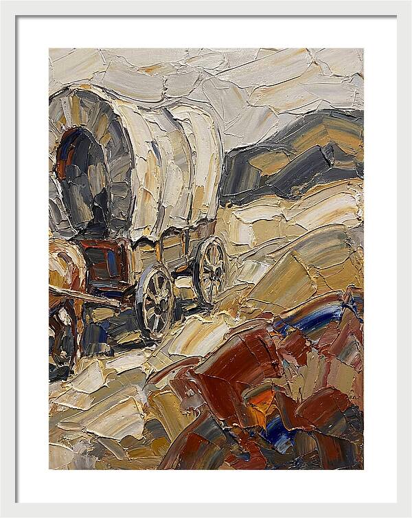 Wagon Journey Through Landscape