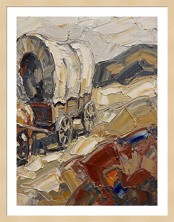 Wagon Journey Through Landscape