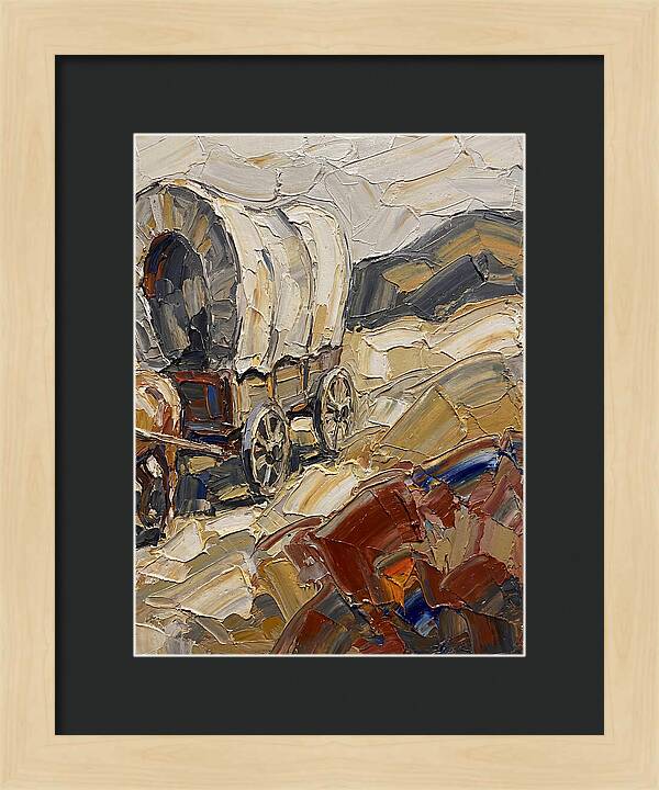Wagon Journey Through Landscape