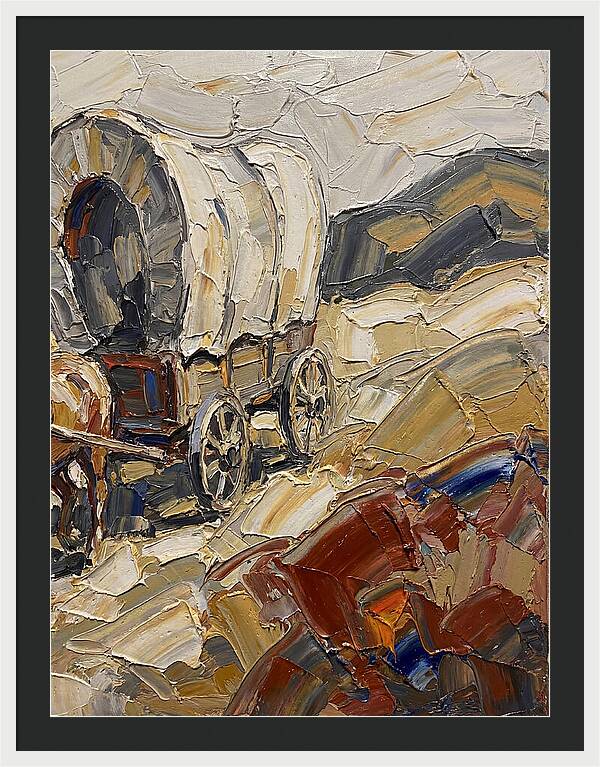 Wagon Journey Through Landscape