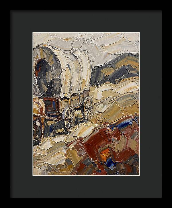 Wagon Journey Through Landscape