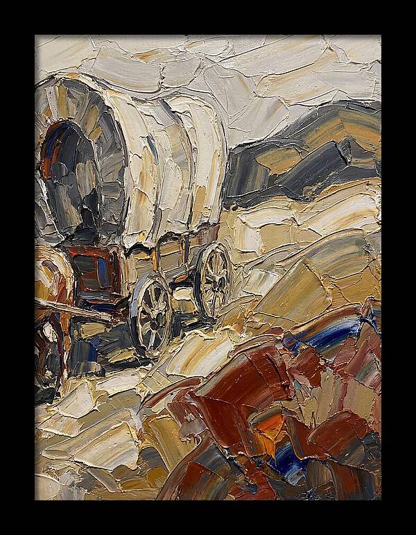 Wagon Journey Through Landscape