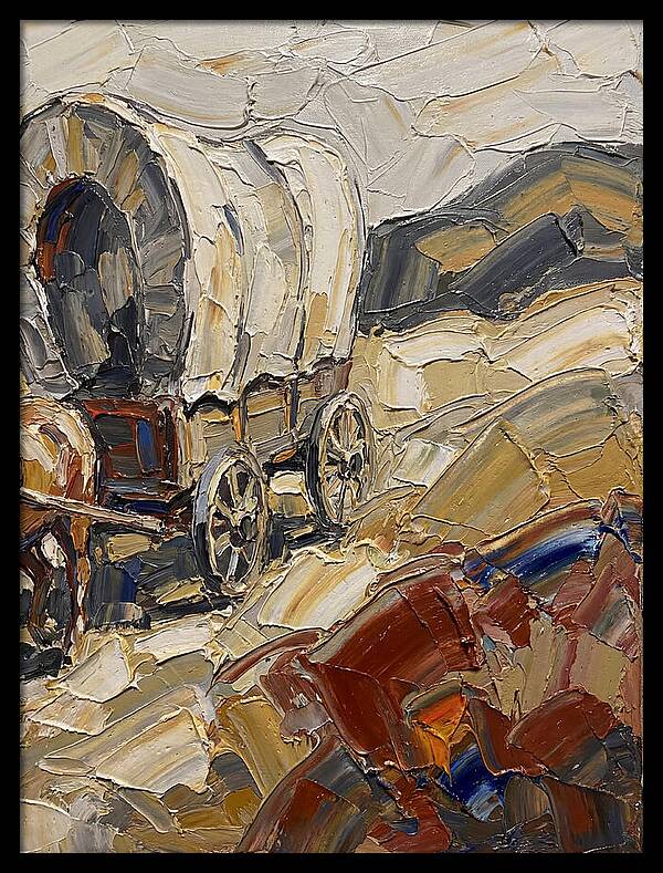 Wagon Journey Through Landscape