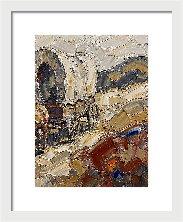 Wagon Journey Through Landscape
