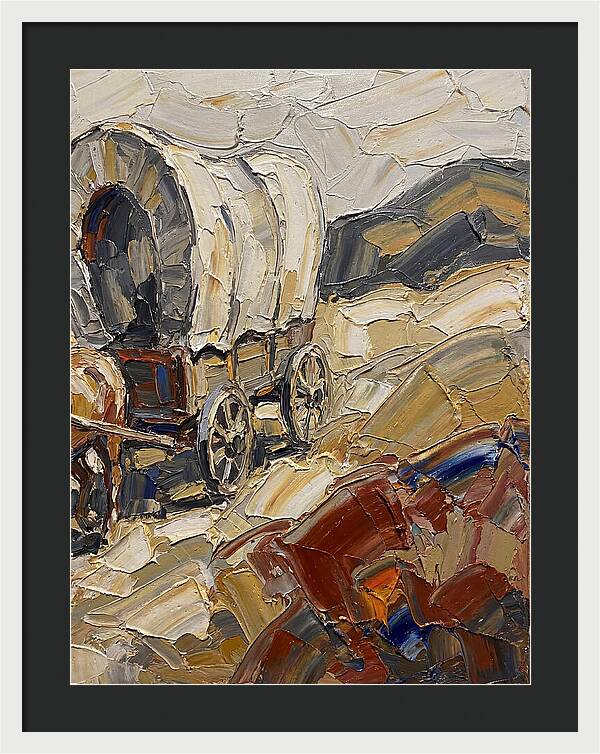 Wagon Journey Through Landscape
