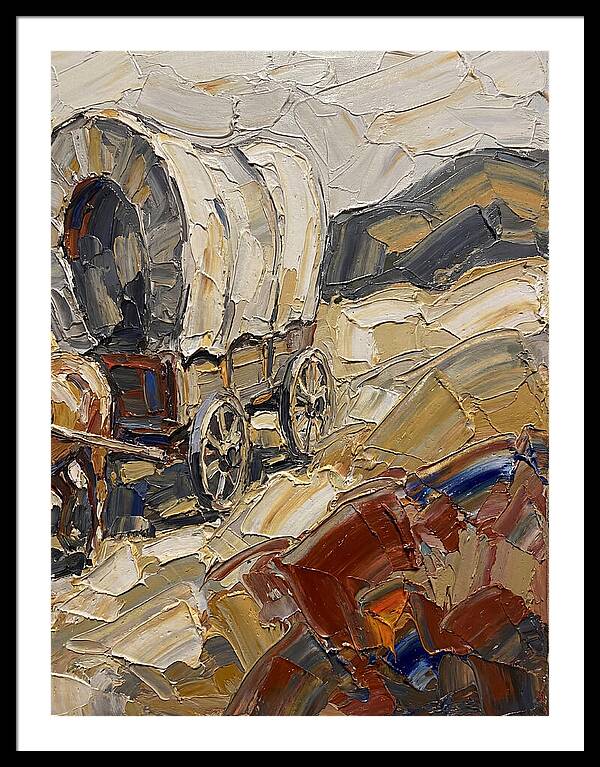 Wagon Journey Through Landscape
