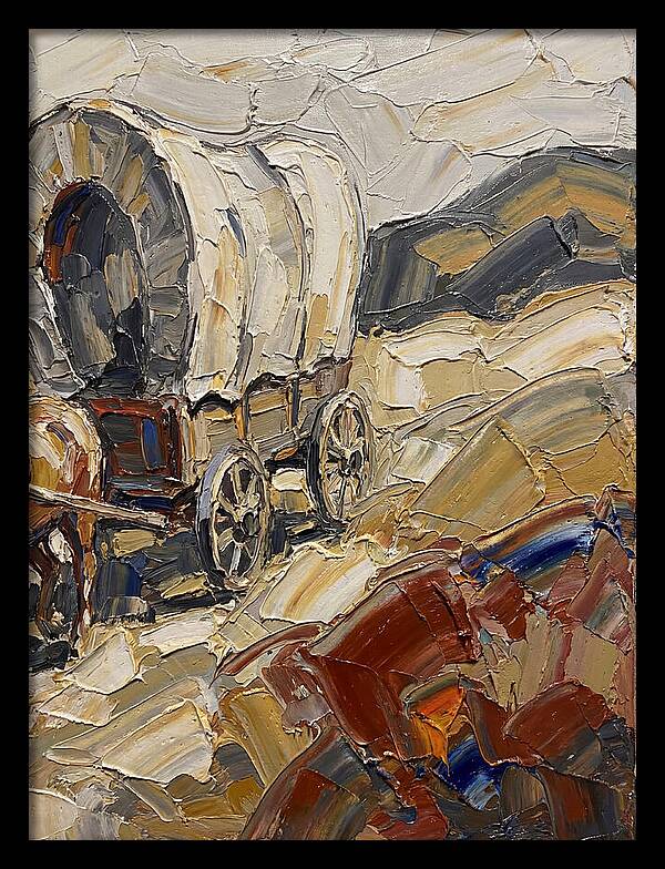 Wagon Journey Through Landscape