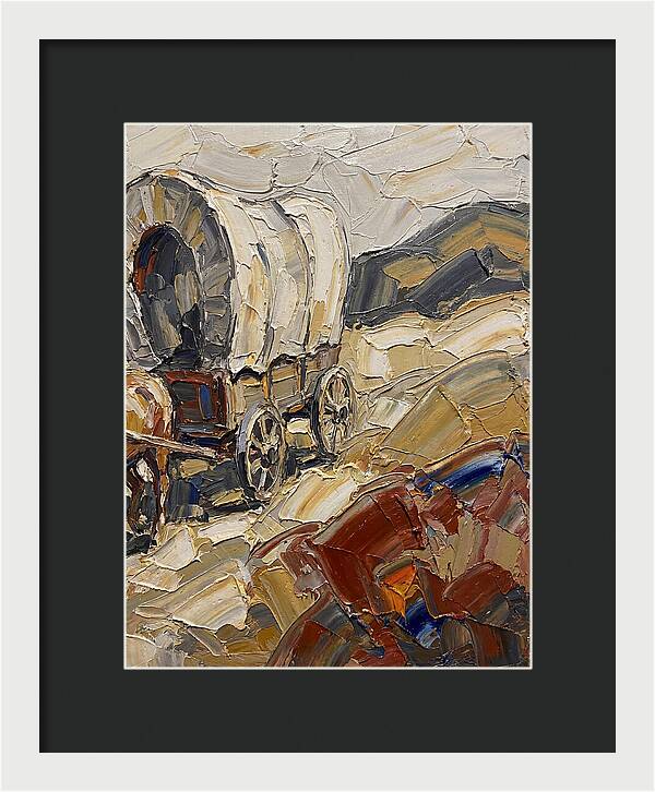 Wagon Journey Through Landscape