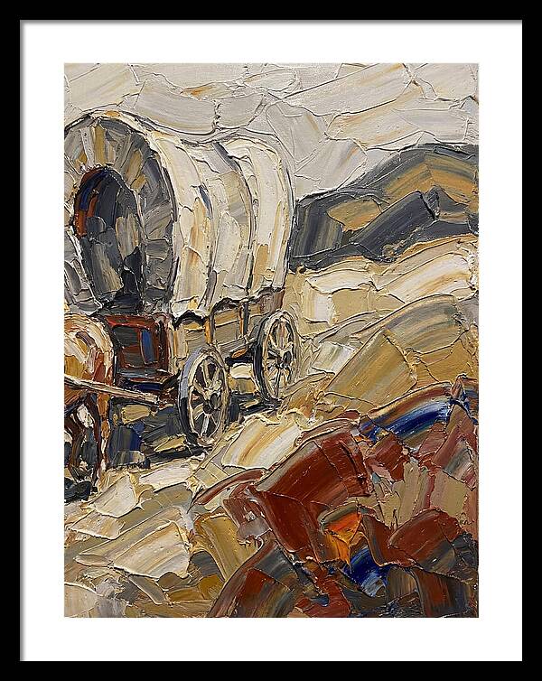 Wagon Journey Through Landscape