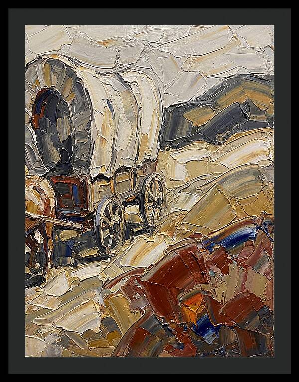 Wagon Journey Through Landscape