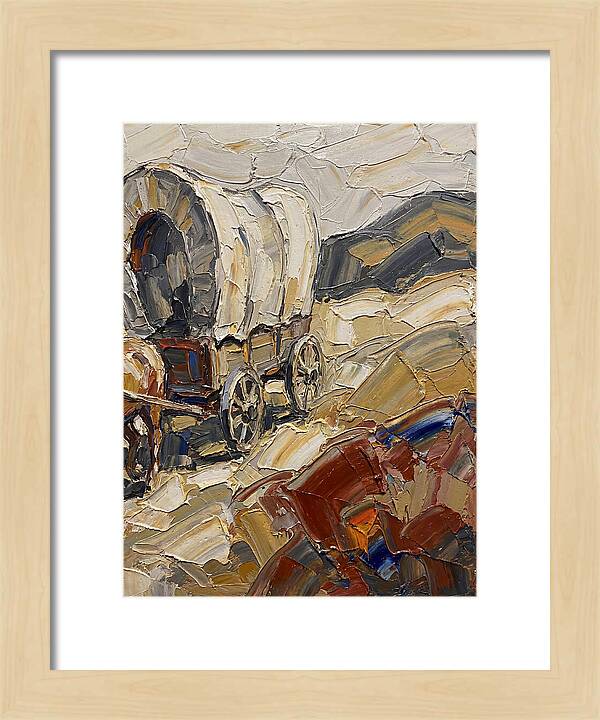 Wagon Journey Through Landscape