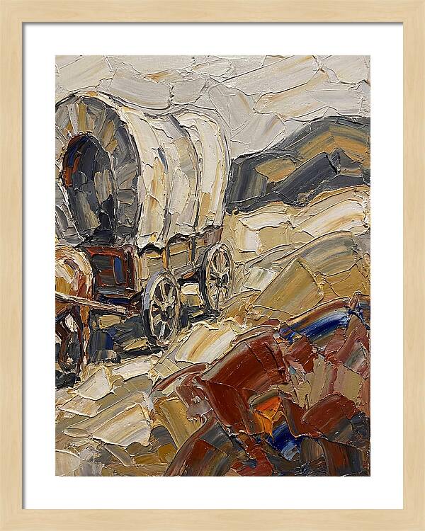 Wagon Journey Through Landscape