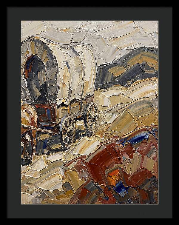 Wagon Journey Through Landscape