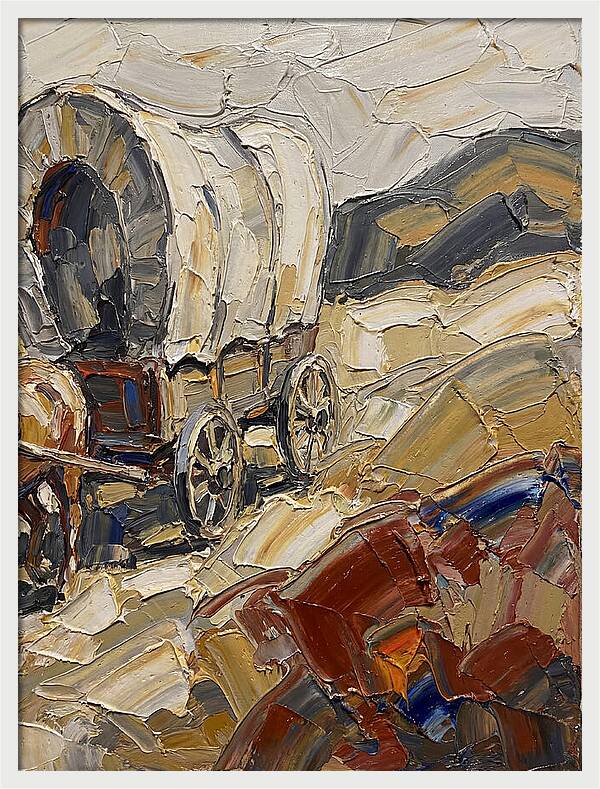Wagon Journey Through Landscape