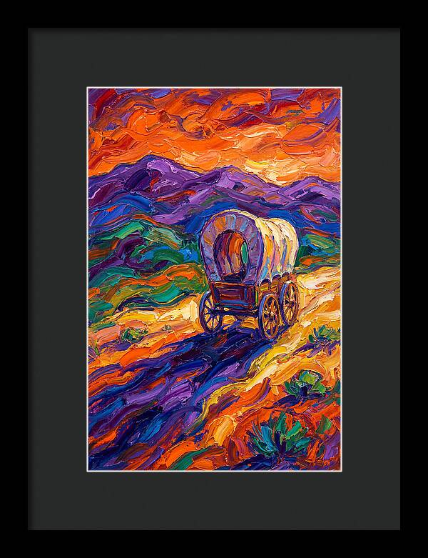 Wagon Journey Through Vibrant Landscape