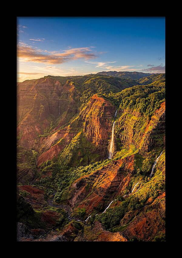 Waimea Canyon At Golden Hour
