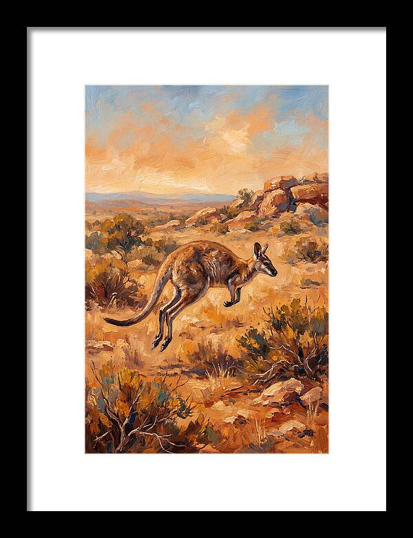 Wallaby On The Move