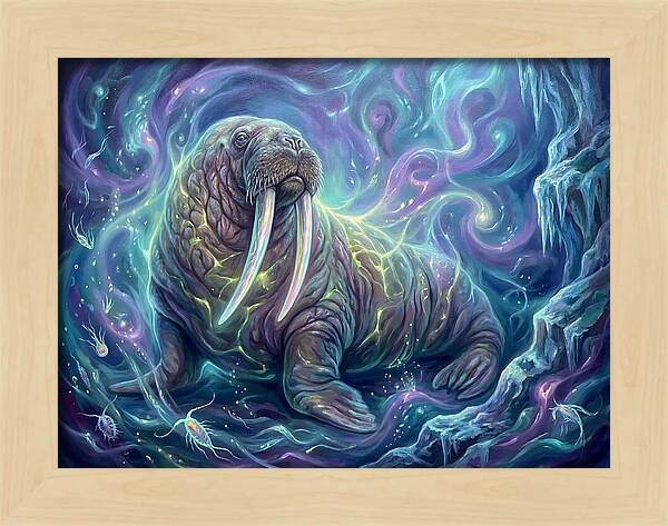 Walrus In Cosmic Waters