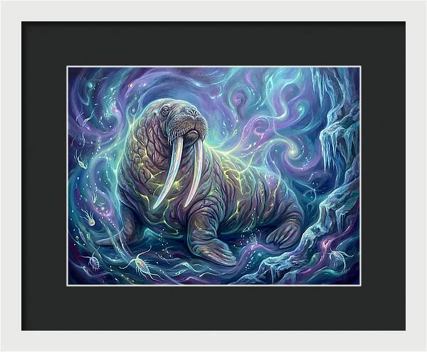 Walrus In Cosmic Waters
