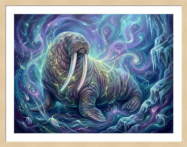 Walrus In Cosmic Waters