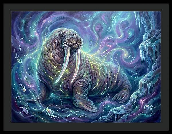 Walrus In Cosmic Waters