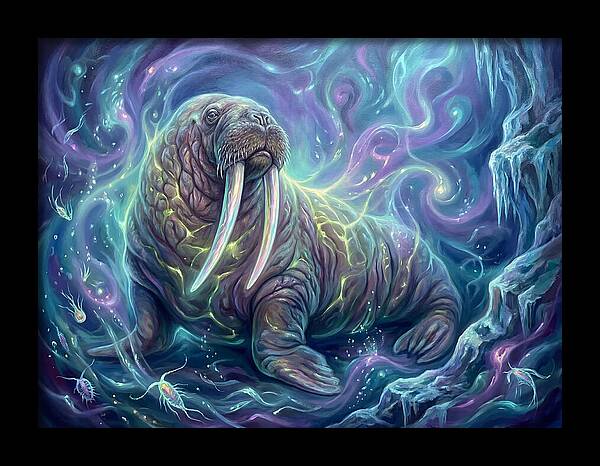 Walrus In Cosmic Waters