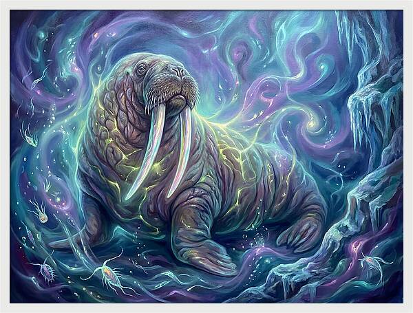 Walrus In Cosmic Waters