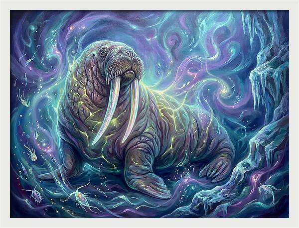 Walrus In Cosmic Waters