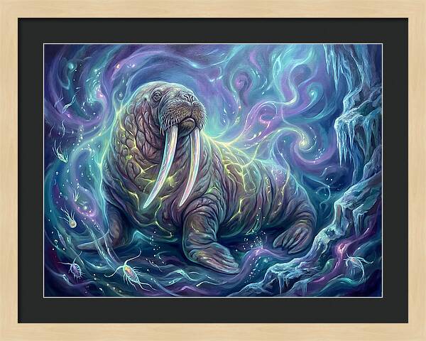 Walrus In Cosmic Waters