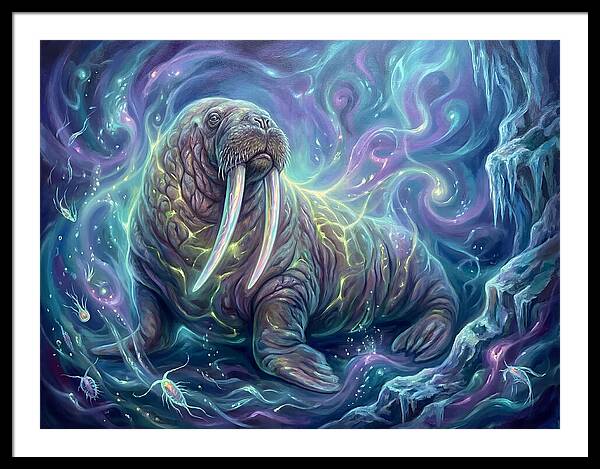 Walrus In Cosmic Waters