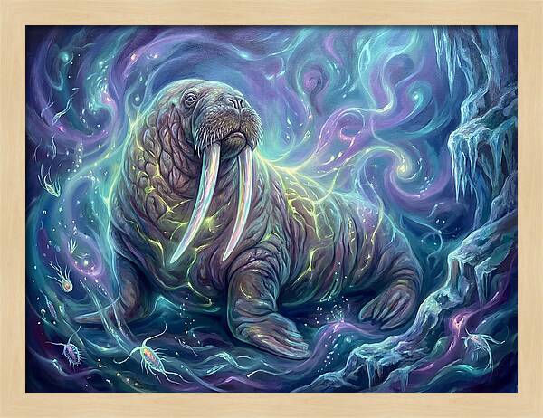 Walrus In Cosmic Waters