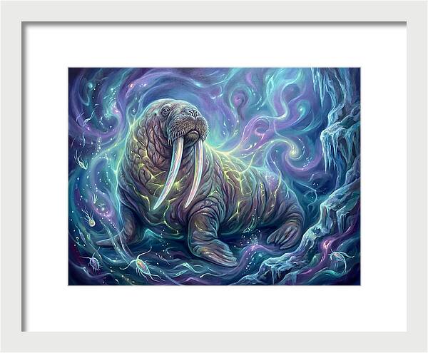 Walrus In Cosmic Waters