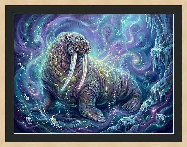 Walrus In Cosmic Waters