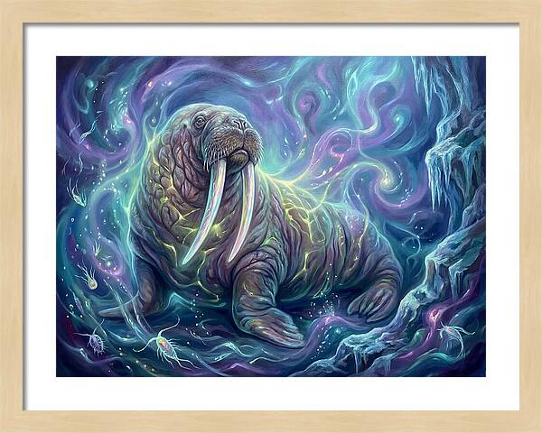 Walrus In Cosmic Waters