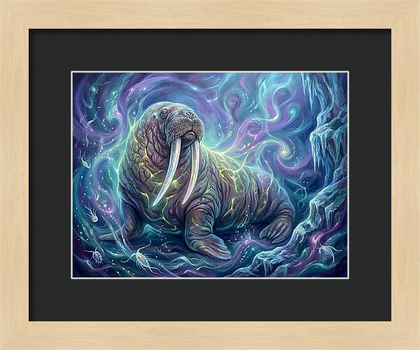 Walrus In Cosmic Waters