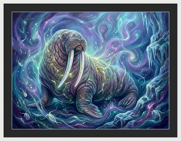 Walrus In Cosmic Waters