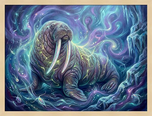 Walrus In Cosmic Waters