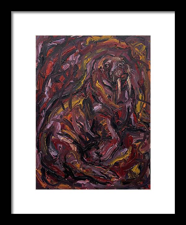 Walrus In Expressionist Style