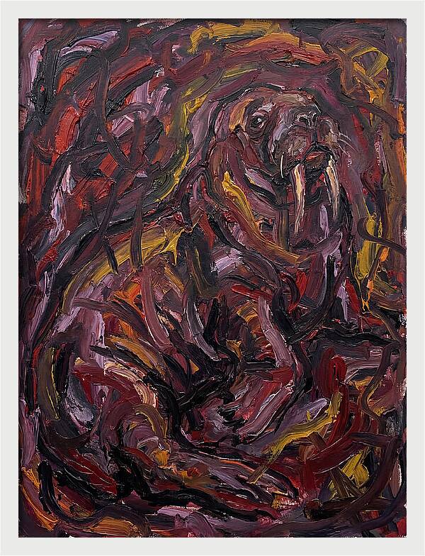 Walrus In Expressionist Style