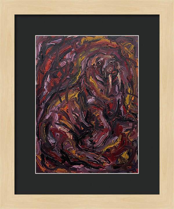 Walrus In Expressionist Style