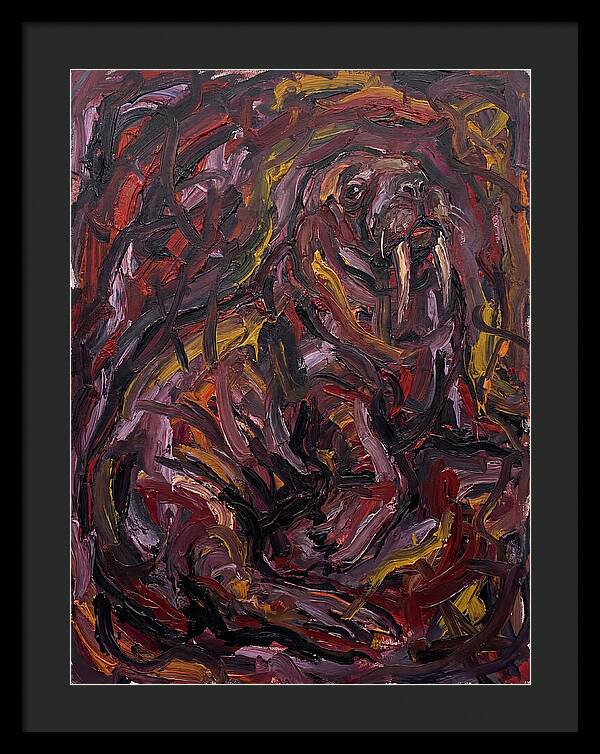 Walrus In Expressionist Style