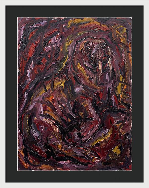 Walrus In Expressionist Style
