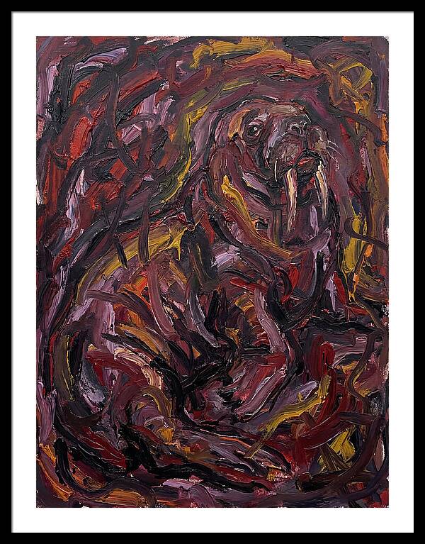 Walrus In Expressionist Style