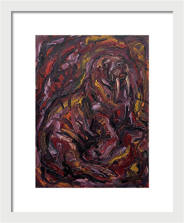 Walrus In Expressionist Style