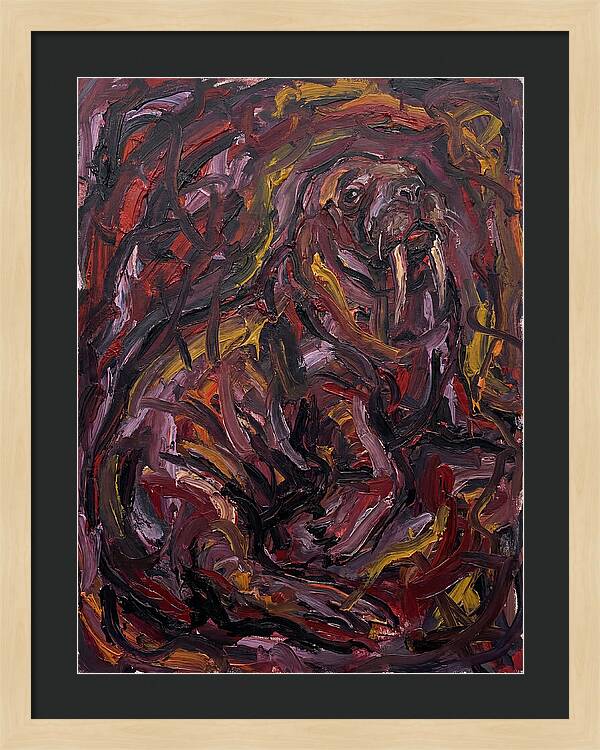 Walrus In Expressionist Style