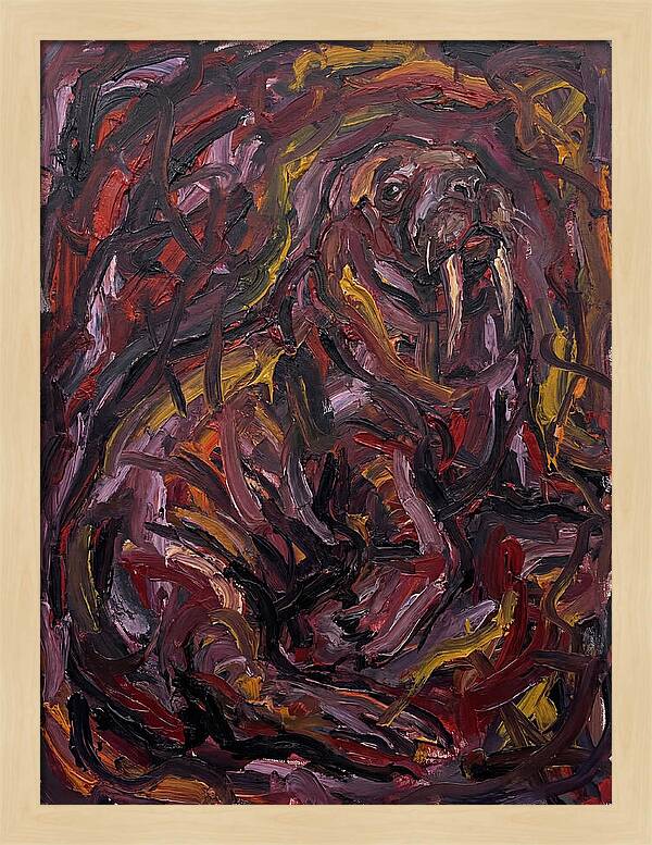 Walrus In Expressionist Style