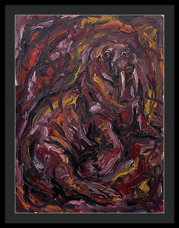 Walrus In Expressionist Style