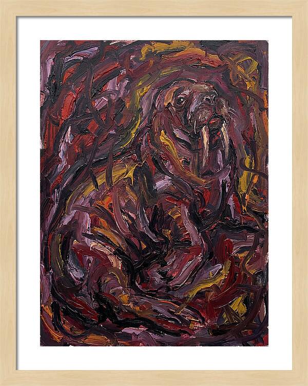 Walrus In Expressionist Style