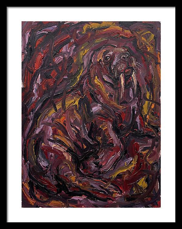 Walrus In Expressionist Style